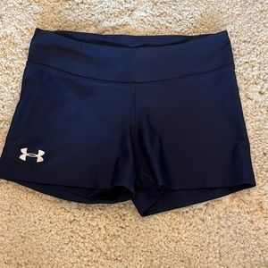 navy under armor spandex